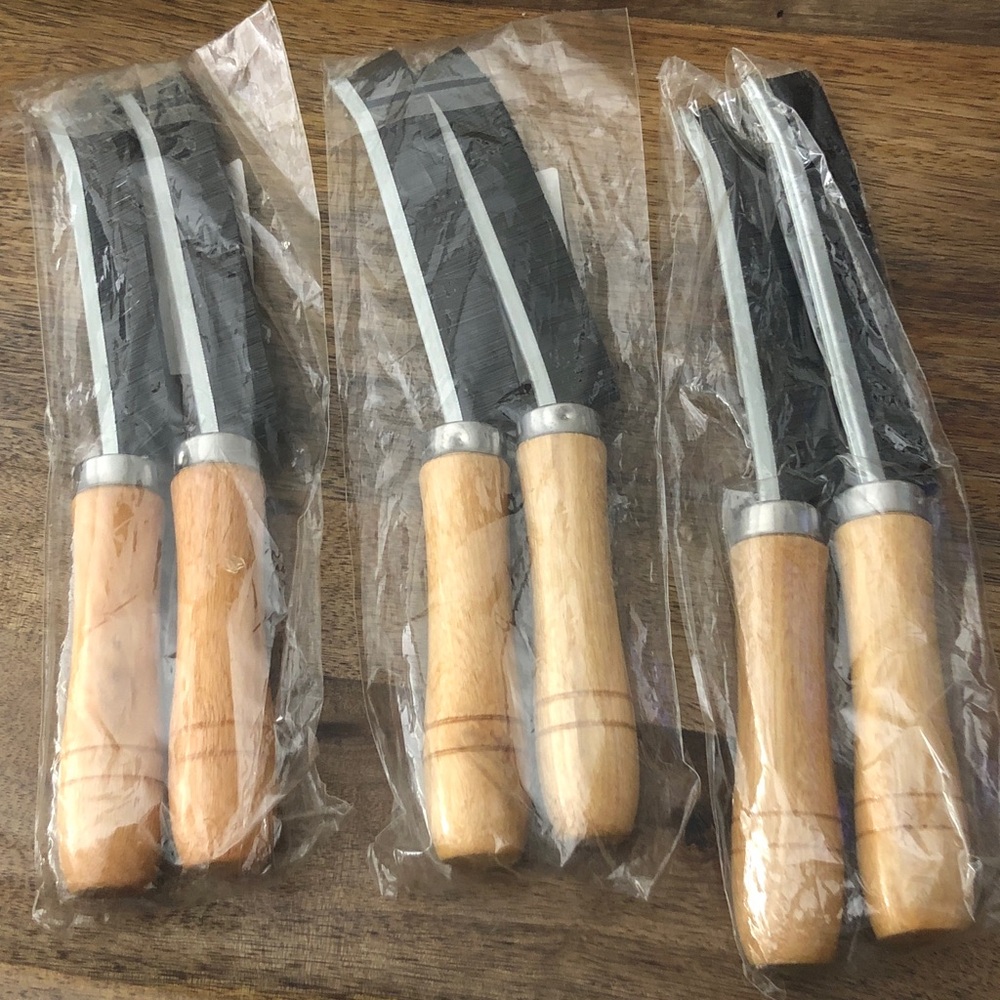 Lot of 6 Stiff Brush Window Groove Cleaner Grout Cleaner Brush Blinds Dusters
